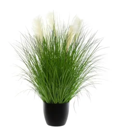 ATMOSPHERA - Plante artificielle ​​​​​​​bouquet herbes dans un pot h 105 cm