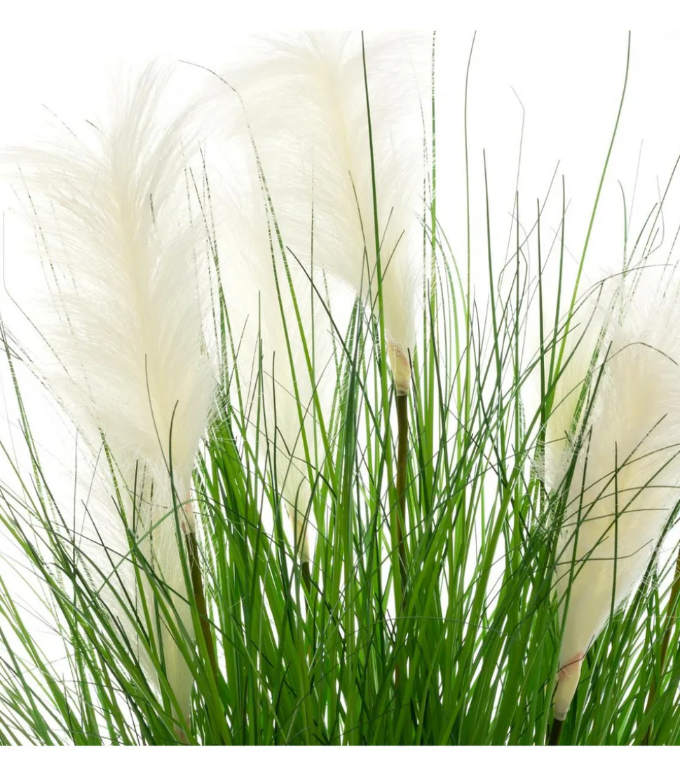 ATMOSPHERA - Plante artificielle bouquet herbes dans un pot h 105 cm