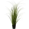 ATMOSPHERA - Plante artificielle bouquet d'herbes en pot h 50 cm