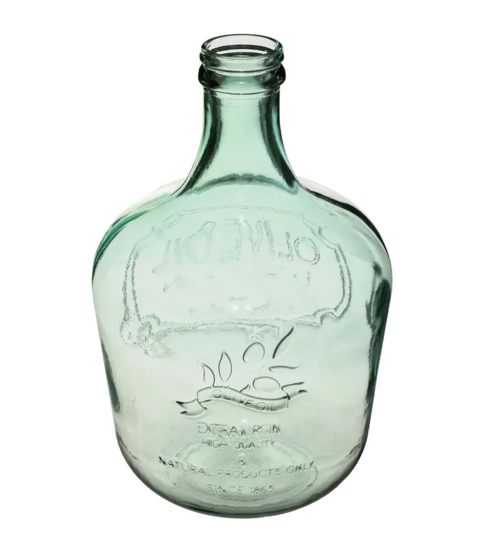 ATMOSPHERA - Vase dame jeanne en verre recyclé h 42 cm