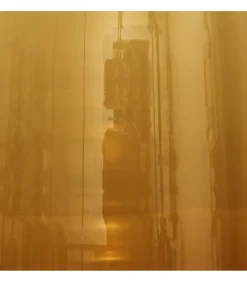 ATMOSPHERA - Vase épaule en verre ambre h 23 cm