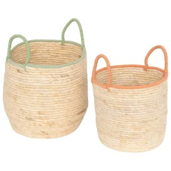 ATMOSPHERA CREATEUR D'INTERIEUR - 2 paniers "wild" beige