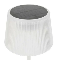 ATMOSPHERA CREATEUR D'INTERIEUR - Lampe d extérieur solaire et usb "katy" blanc h30cm