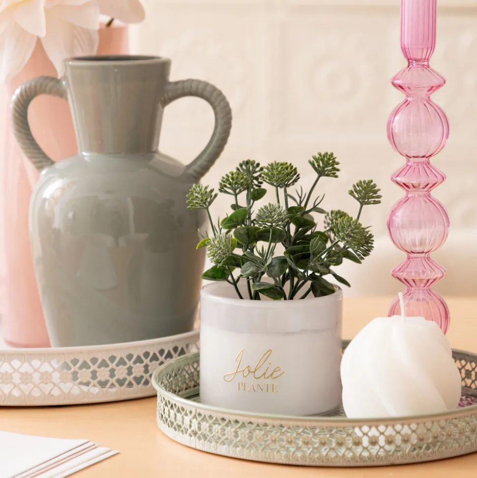 ATMOSPHERA CREATEUR D'INTERIEUR - Plante artificielle en pot "tayli" h18cm