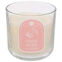 ATMOSPHERA CREATEUR D'INTERIEUR - Bougie parfumée " floa" cerise 350g