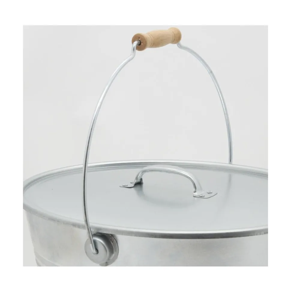 AUBRY GASPARD - Composteur en métal galvanisé ovale 17 litres