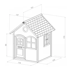 AXI HOUSE - Maison de jeu en bois fsc julia de axi - sécurisée et écologique