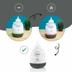 BABYMOOV - Chauffe-biberon vapeur universel tulipe cream