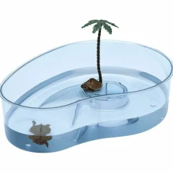 Bac à tortues en plastique ferplast arricot, p plastique durable pratique tortues