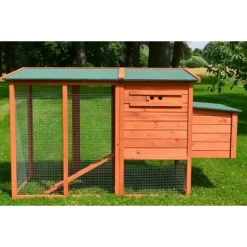BB LOISIR - Poulailler 3/6 poules cage canard 2 perchoir 182x75x103 cm modele 131 xxl