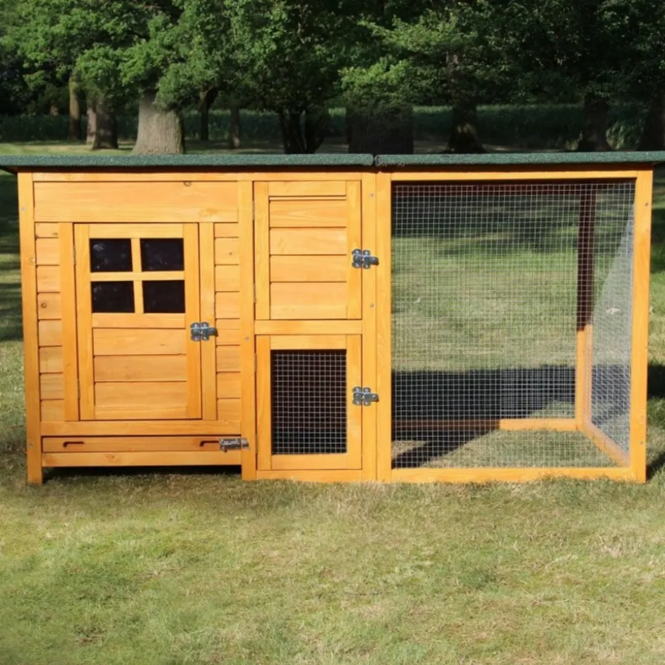 BB LOISIR - Poulailler pour jardin exteieure 5 poules r 150 x 80 x 68 cm - modele 147 flexi standard