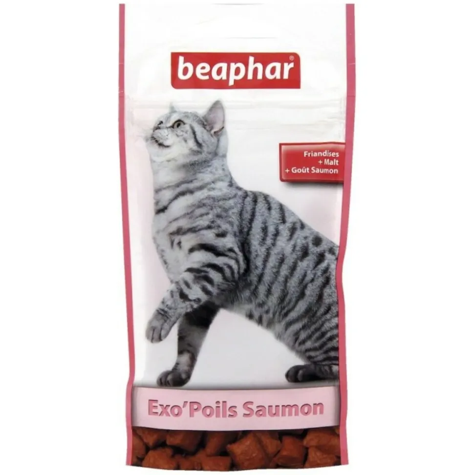 BEAPHAR - Complément alimentaire chat - friandise poils - saumon - beaphar 35 g