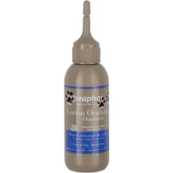 BEAPHAR - Lotion nettoyante oculaire chien et chat : Bleuet et camomille, 125 ml