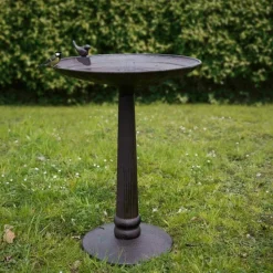 BEST FOR BIRDS - Bain à oiseaux en fonte sur pied xl - 37 cm
