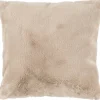 BEST MOBILIER - Joy - coussin - en fausse fourrure - 48x48 cm