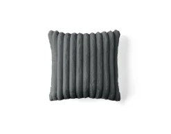 BEST MOBILIER - Laponie - coussin - en fausse fourrure côtelé - 40x40 cm