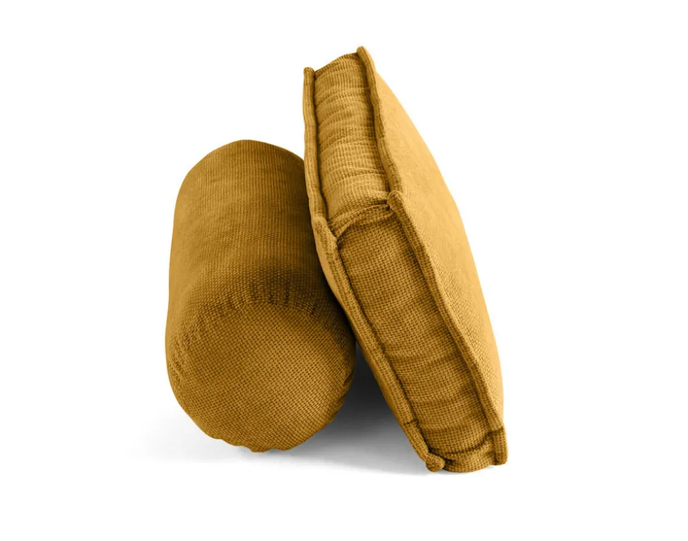 BEST MOBILIER - Marisol - lot de deux coussins de dossier - velours texturé