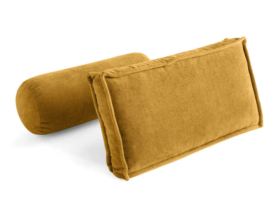 BEST MOBILIER - Marisol - lot de deux coussins de dossier - velours texturé