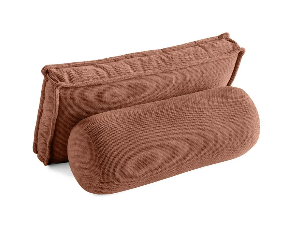 BEST MOBILIER - Marisol - lot de deux coussins de dossier - velours texturé