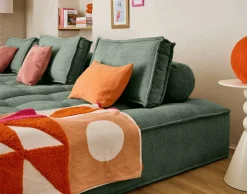 BEST MOBILIER - Marisol - lot de deux coussins de dossier - velours texturé