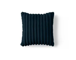 BEST MOBILIER - Pampelune - coussin - en fausse fourrure côtelé et velours - 40x40 cm