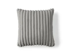 BEST MOBILIER - Sierra - coussin - en fausse fourrure côtelé - 40x40 cm