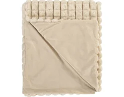 BEST MOBILIER - Sweety - plaid - 150x200 cm - en velours