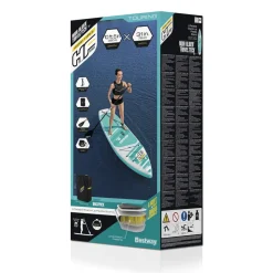 Bestway kit paddle sup gonflable aqua glider avec traveltech 3,20 m - 65347