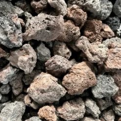 BIG BAG EXPRESS - Big bag de 0,5m³ (+/- 10m²) gravier pouzzolane rouge / noir ø 15/25 mm - livraison standard