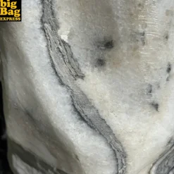 BIG BAG EXPRESS - Monolithe décoratif de jardin en marbre & quartz zebra prem col 95cm