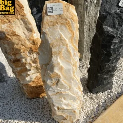 BIG BAG EXPRESS - Monolithe décoratif de jardin en onyx angel sparks nat col 120cm