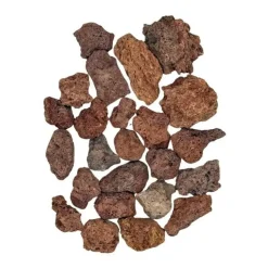 BIG BAG EXPRESS - Pack 6 x big bag de 1m³ (+/- 120m²) gravier pouzzolane rouge / noir ø 10/20 mm - livraison standard