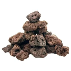 BIG BAG EXPRESS - Pack 6 x big bag de 1m³ (+/- 120m²) gravier pouzzolane rouge / noir ø 10/20 mm - livraison standard