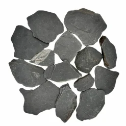 BIG BAG EXPRESS - Pack 800kg paillage minéral paillettes ardoise noire ø 30/80 mm (32 sacs x 25kg) - livraison standard