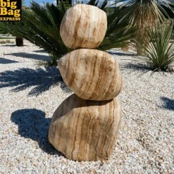 BIG BAG EXPRESS - Sculpture de jardin en onyx angel sparks marsyas 108kg