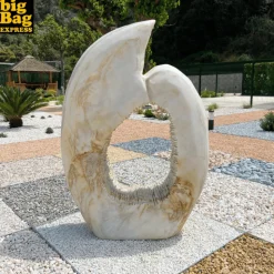 BIG BAG EXPRESS - Sculpture de jardin en marbre cream candy istanbul 404kg