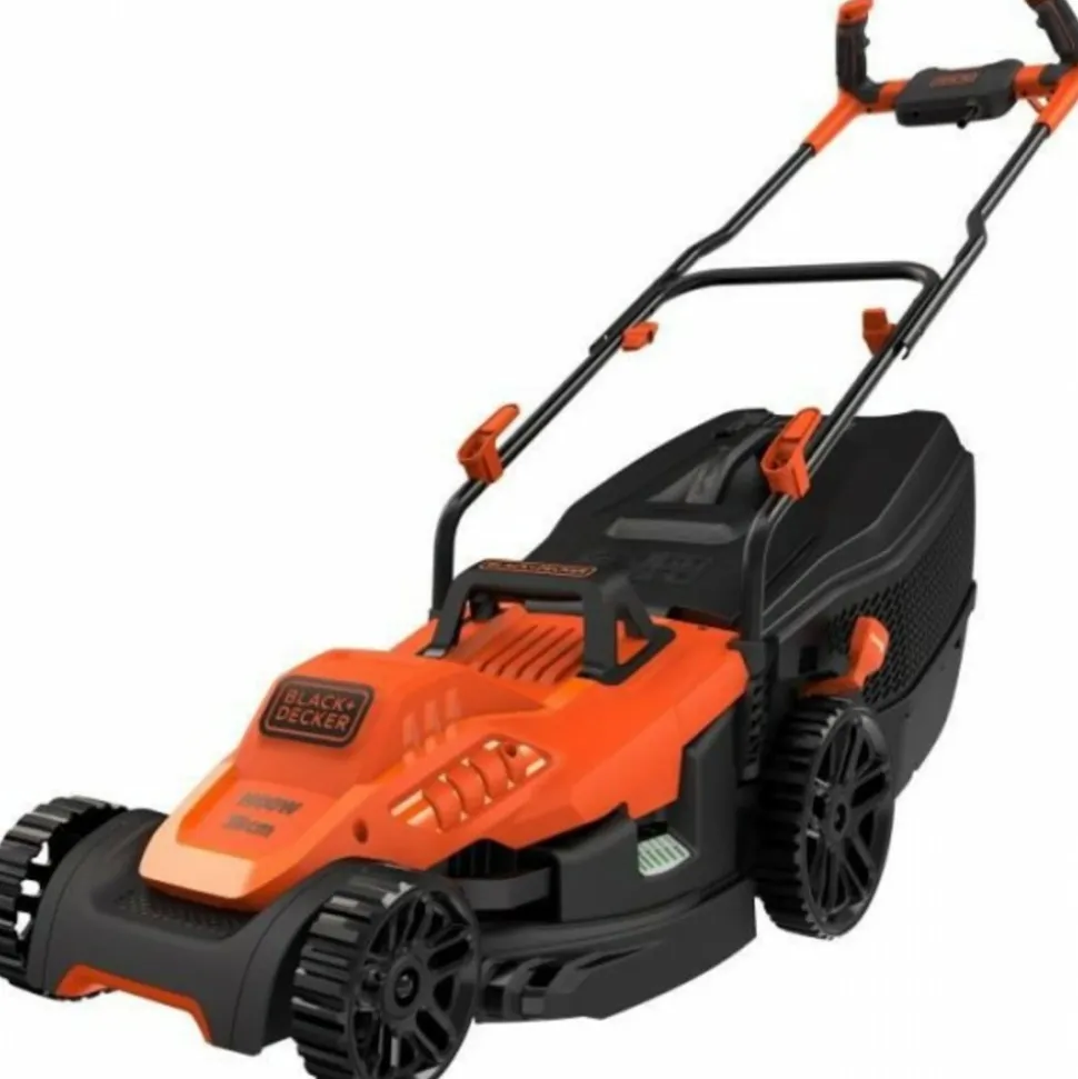 BLACK + DECKER - Tondeuse a gazon filaire black+decker bemw471bh-qs 1600w 38 cm - 6 hauteurs réglables