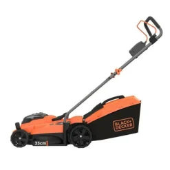 BLACK+DECKER - Black + decker tondeuse 33 cm sans fil lithium 18v - 2,5ah - 2 batteries - 1 chargeur - bcmw3318l2-qw