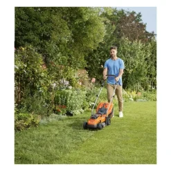 BLACK+DECKER - Black + decker tondeuse 33 cm sans fil lithium 18v - 2,5ah - 2 batteries - 1 chargeur - bcmw3318l2-qw