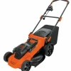 BLACK+DECKER - Tondeuse a gazon électrique 48cm lm2000-qs black+decker - fonction mulching, éjection latérale ou bac de ramassage souple 50l