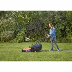 BLACK+DECKER - Tondeuse a gazon black+decker a gazon electrique filaire 1800w bemw481bh-qs 6 hauteurs réglables 20, 30, 40, 50, 60 et 70 mm