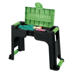 BM TOOLS - Agenouilloir - tabouret avec rangement, fôret tarière diamètre 80cm pour perceuse, jardinage planter des fleurs, plantes