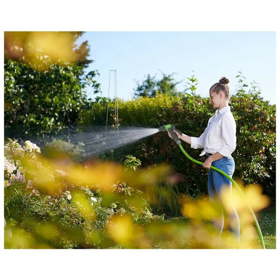 BMI - Pistolet d'arrosage bmi, à déclenchement frontale. Fabriqué en bi matière, arrosage jardin, pelouse