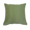 BRIGHTON - Coussin déco déhoussable Nojo vert - 40x40cm