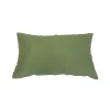 BRIGHTON - Coussin déco déhoussable Nojo vert - 50x30cm