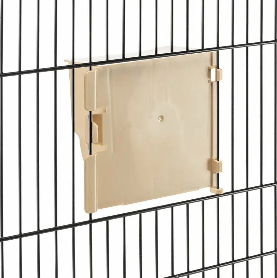 Cage à oiseaux perruches et calopsites greta avec dessus qui s'ouvre, accessoires inclus