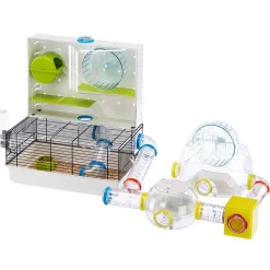 Cage modulable hamsters souris ferplast olimpia aire de jeux équipée