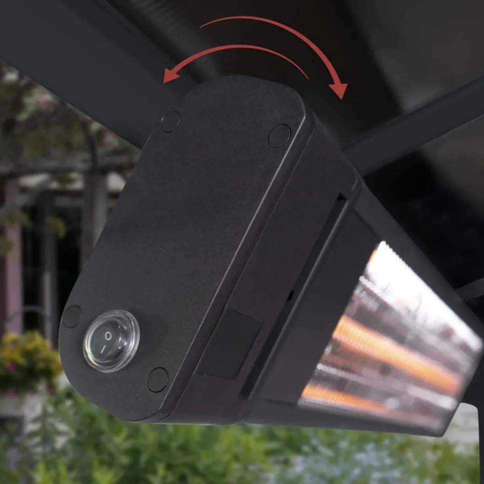 CANOPIA BY PALRAM - Chauffage extérieur en aluminium et fibre de carbone 1800 w