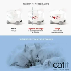 CAT IT - Fontaine a eau automatique pour chat - 2,5 l - vert