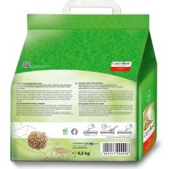 CAT'S BEST - Litière végétale agglomérante pour chat Cat's Best OkoPlus - 4,3 kg